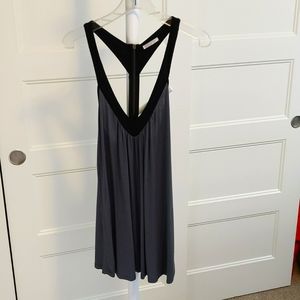 Gray and black tank, medium, Just Ginger